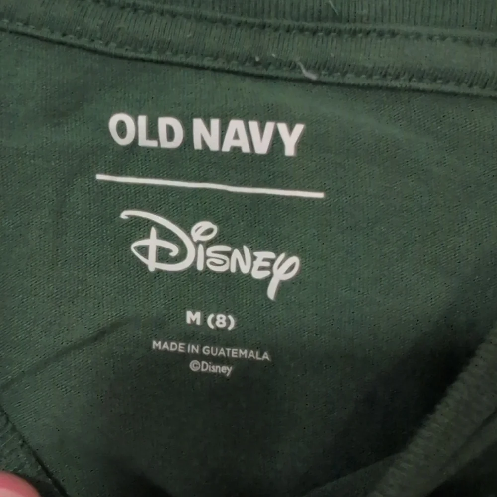 Old Navy Green Christmas Kids Tee with Mickey Mouse